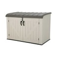 thumbnail image 1 of Lifetime Lockable DIY Polyethylene Storage Shed 6.25' x 3.5', 19.17 Sq. Ft., Tan & Brown (60170), 1 of 14