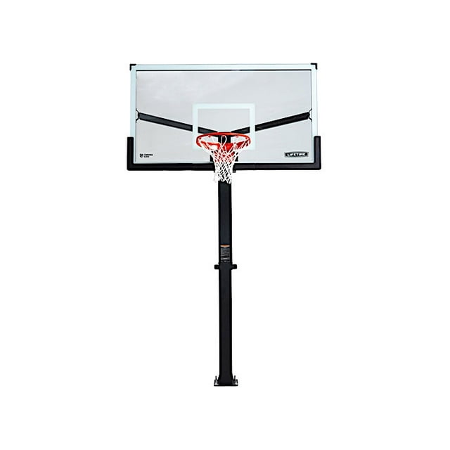 Lifetime Mammoth Bolt Down Basketball Hoop (72inch Tempered Glass