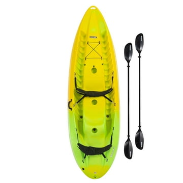 Lifetime Manta 10 ft Tandem Kayak, Yellow, Lime (91071)