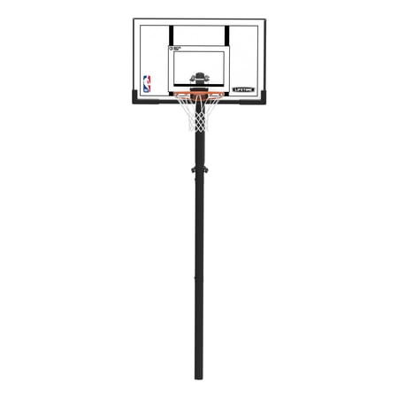 Lifetime NBA Branded 7.5 ft. - 10 ft. Adjustable Height 52" In-Ground Basketball Hoop