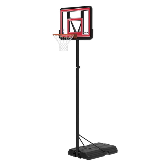 Lifetime NBA Branded 7.5ft - 10ft Adjustable Height 44" Polycarbonate Portable Basketball System (92106)