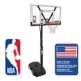 thumbnail image 1 of Lifetime NBA Branded 8ft-10ft Adjustable Height 54" Portable Basketball Hoop (92137), 1 of 23