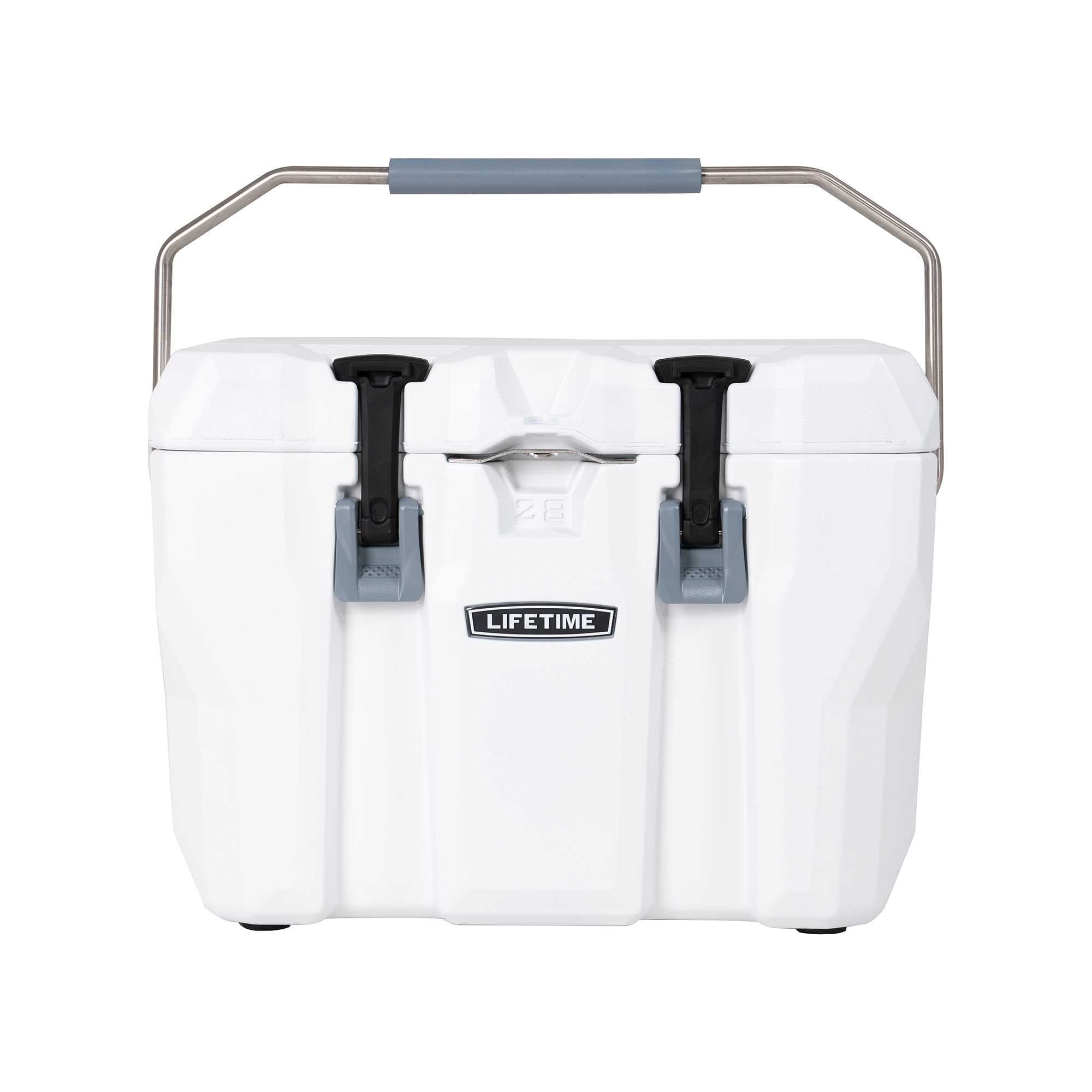 Lifetime 28 Quart High Performance Polyethylene Cooler, White (91023)