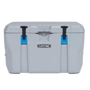 Lifetime 77 qt Bear-Resistant Camping Cooler, Premium High Performance, Ice Retention, Hard Cooler, 96 Can Capacity, Light Gray 90903