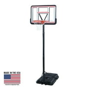 Lifetime 44-Inch Shatterproof Portable Basketball Hoop with Telescoping Adjustment & Classic Rim - Model 1269-Outdoor Play