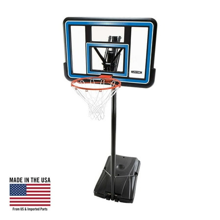 Lifetime 44-Inch Shatterproof Portable Basketball Hoop with Quick Adjust & Classic Rim - Model 90023-Outdoor Play