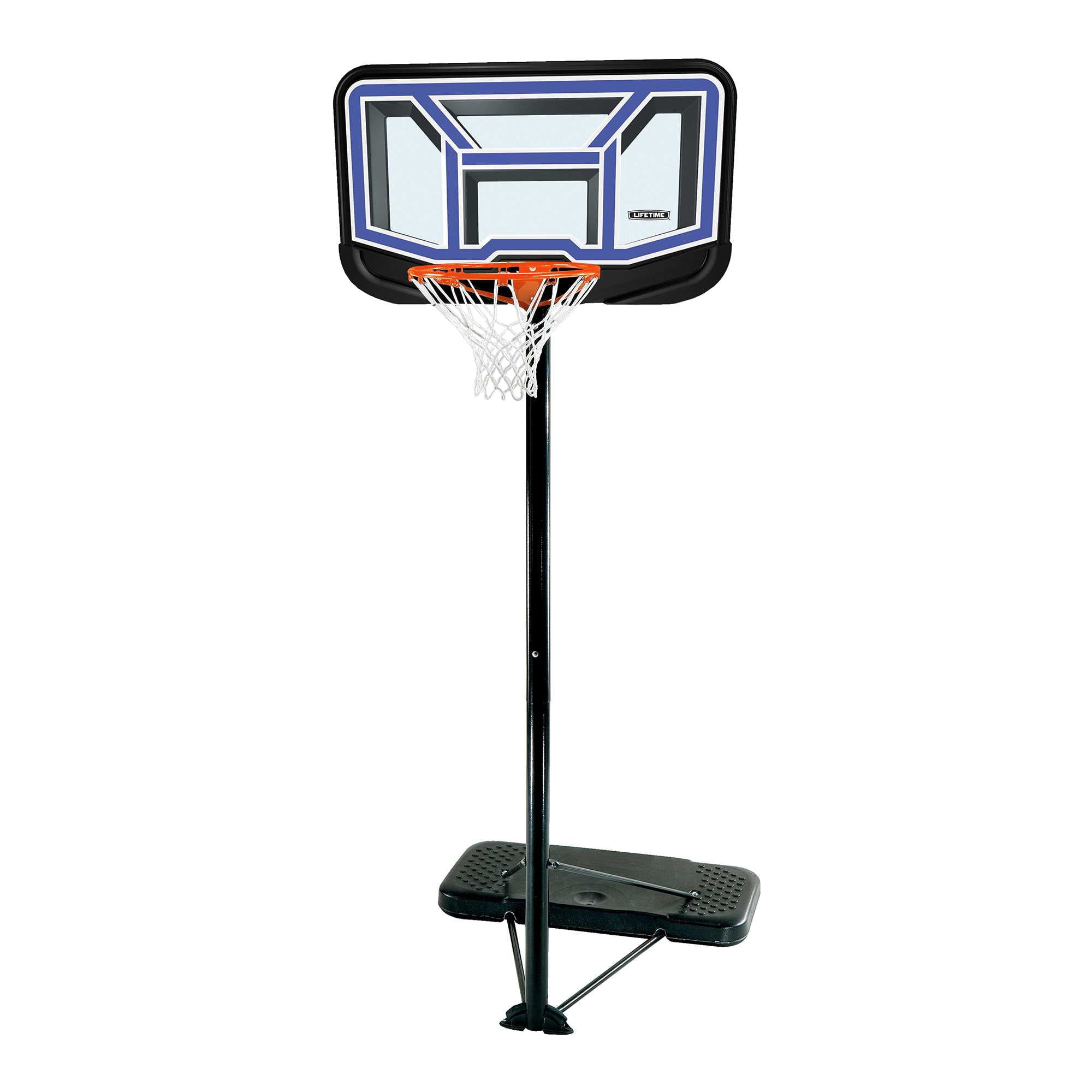 Lifetime 44-Inch Shatterproof Portable Basketball Hoop with Telescoping Adjustment & Steamline Rim - Model 90114-Outdoor Play