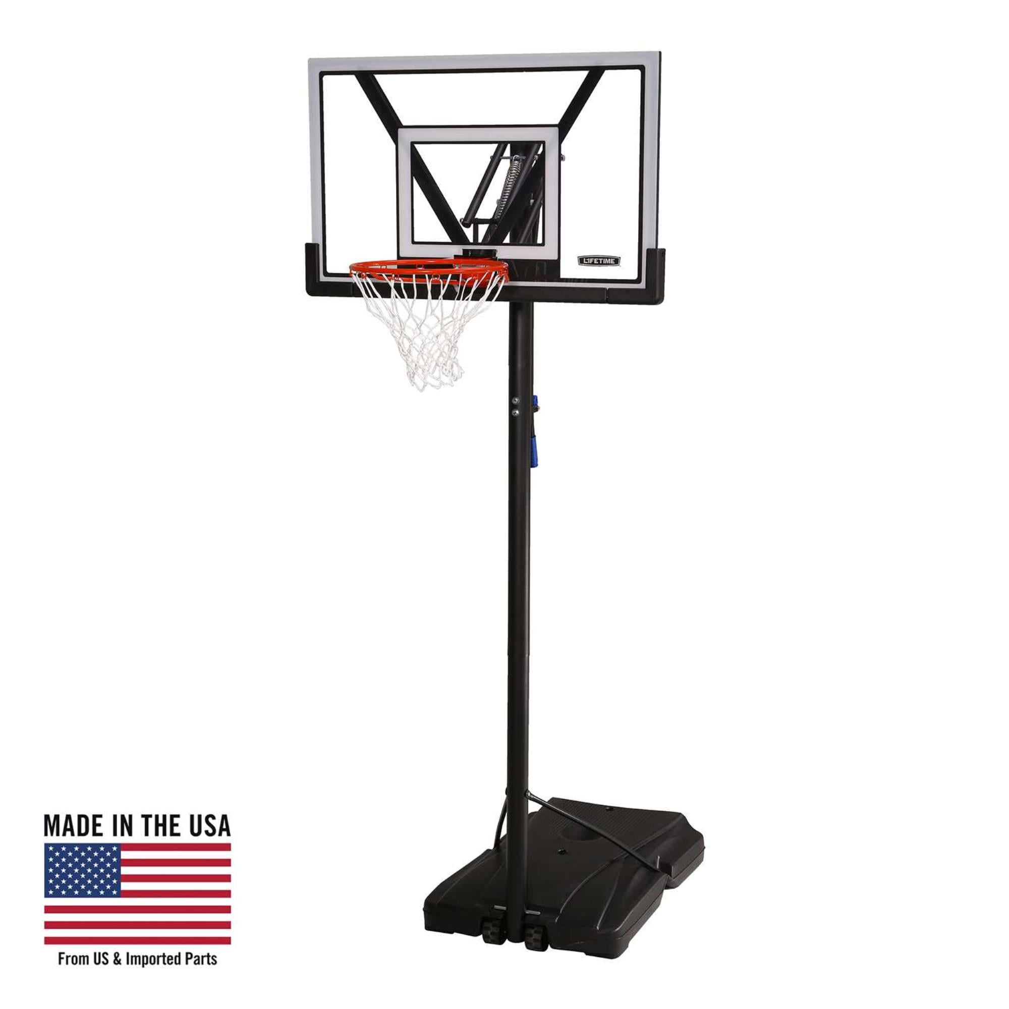 Lifetime 48-Inch Shatterproof Portable Basketball Hoop – Model 90585