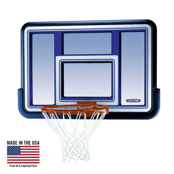 Lifetime New Basketball Backboard and Rim Combo (44-inch Polycarbonate) - 73650