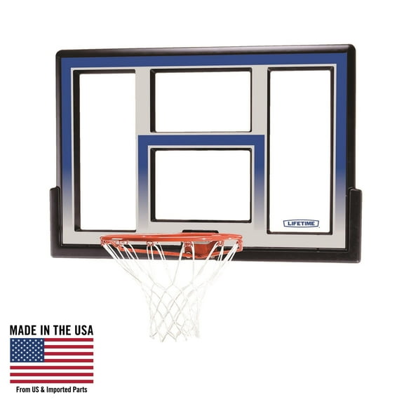 Lifetime New Basketball Backboard and Rim Combo (48-inch Polycarbonate) - 73621