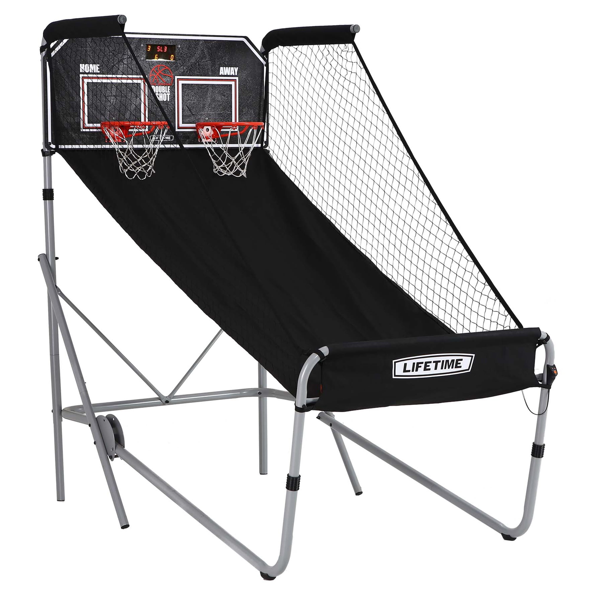 Lifetime New Double Shot Deluxe Basketball Arcade Game - Standard AC Electrical or Batteries (90648)