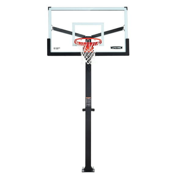 Lifetime 60-Inch Mammoth Bolt Down Basketball Hoop with Mammoth Lift Adjustment & Spring Flex Rim  Model 90916-Outdoor Play