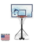 Lifetime 44-Inch Poolside Impact Portable Basketball Hoop with Classic Rim - Model 91213-Outdoor Play