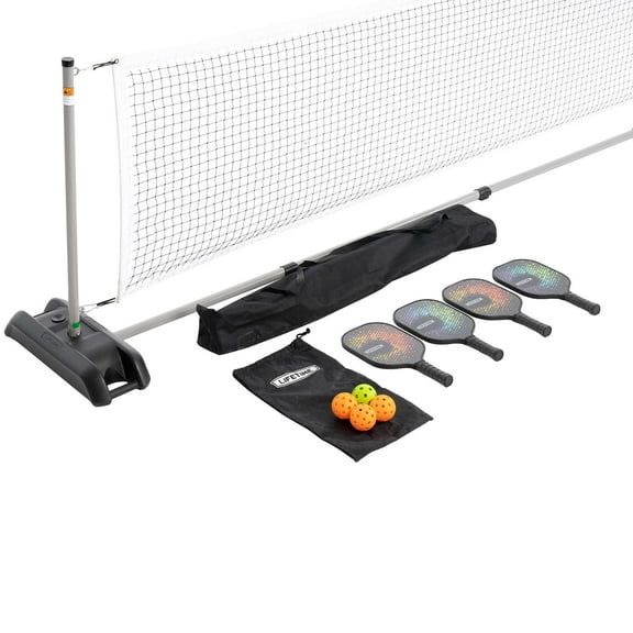 Lifetime New Pro Pickleball High Quality Net and Base Set (22 Foot W) - 91062