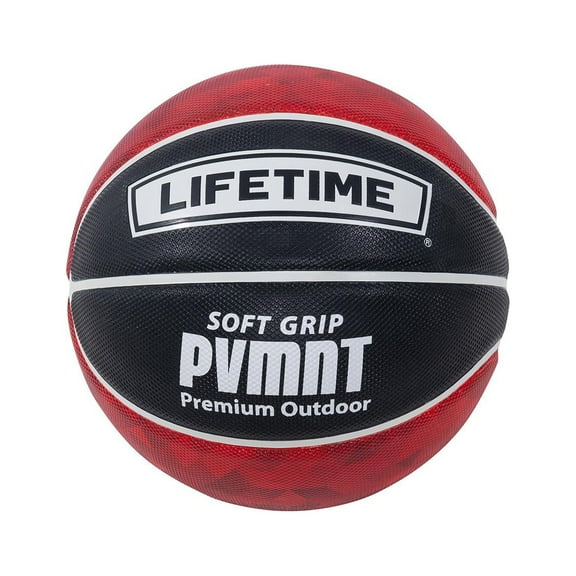 Lifetime New Soft Grip Pavement Premium Red Outdoor Basketball (29.5-inch) - 91277