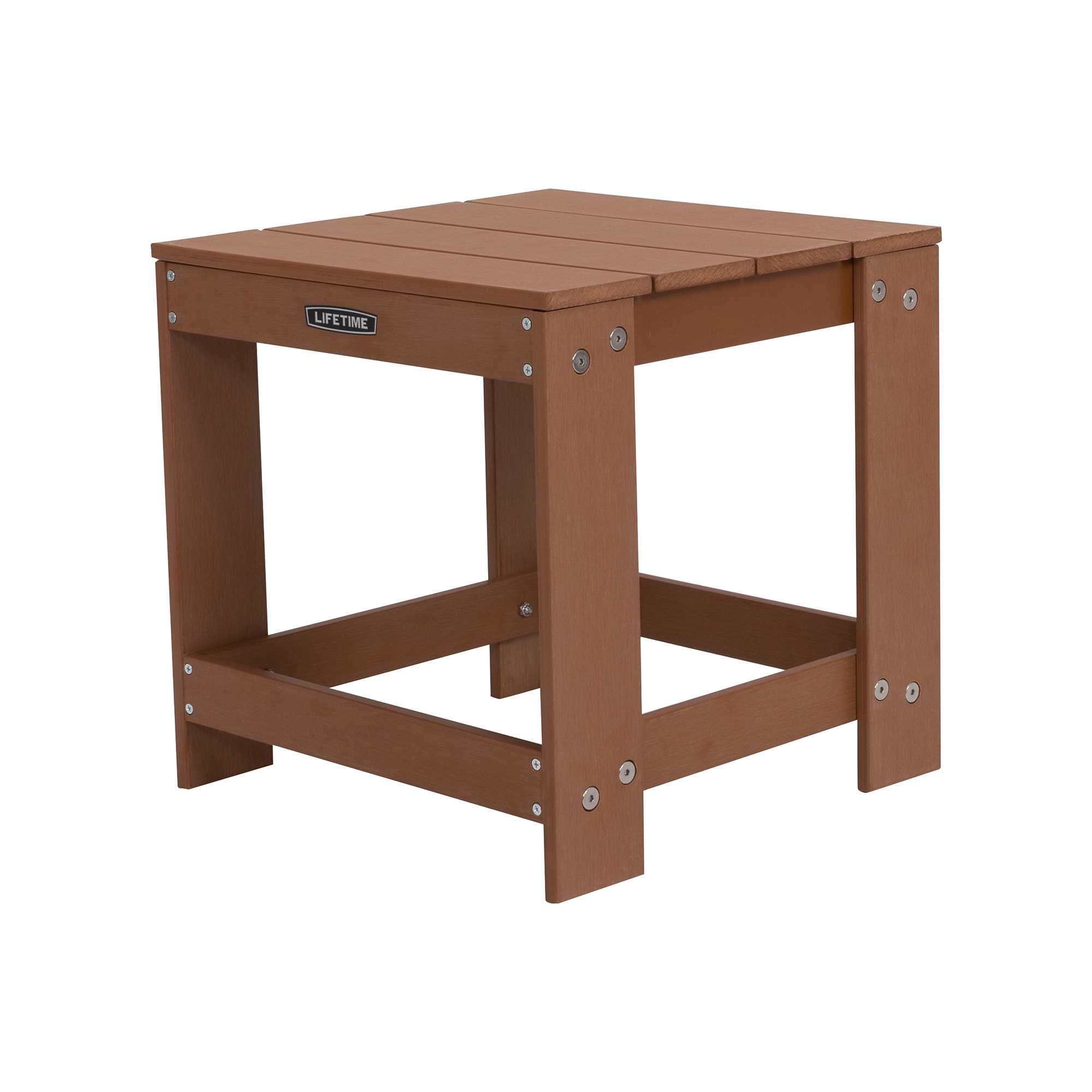 Lifetime Outdoor Adirondack End Table, Brown (60246)