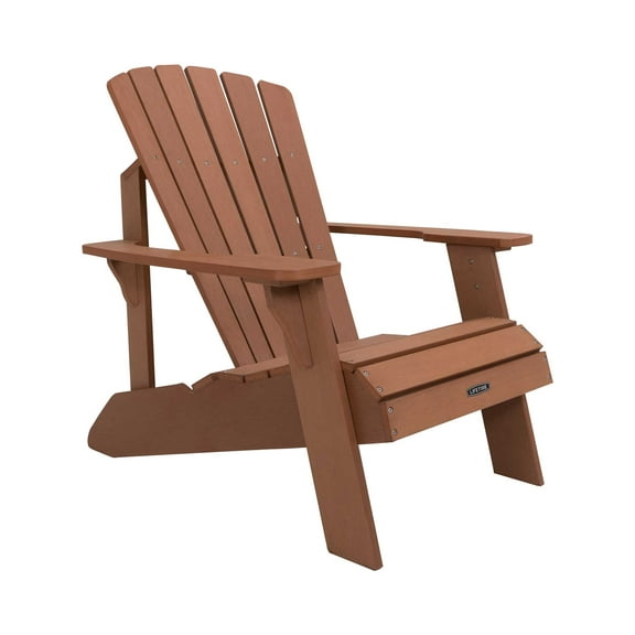 Lifetime Outdoor Polystyrene Adirondack Chair, Brown, 60064