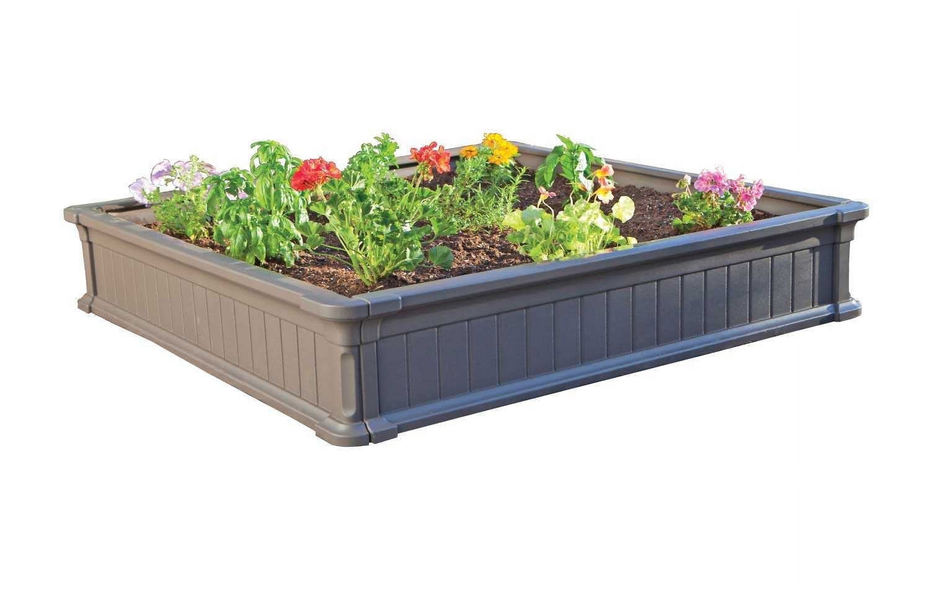 置物 NEIGHBORHOOD SRL GARDEN BED Lifetime Outdoor Raised Garden Bed Kit – (2) 4 ft. x 4 ft. Beds