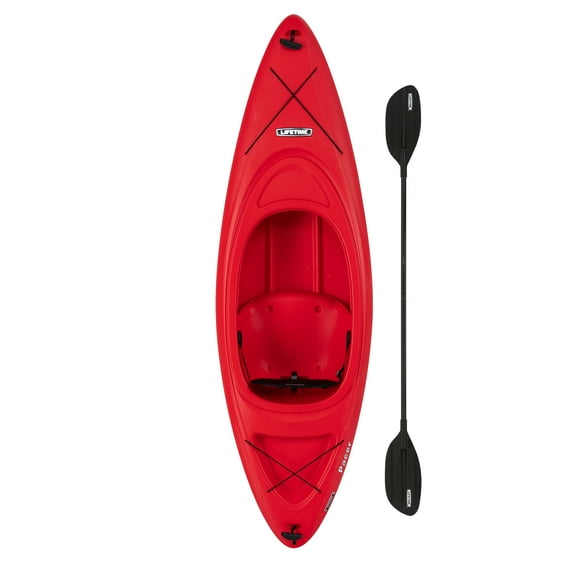 Lifetime Pacer 8 ft Sit-Inside Kayak, Fire Red *WP (91036)