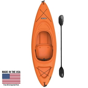 Lifetime Pacer 8 ft Sit-Inside Kayak with Paddle, Orange (91164)