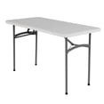 thumbnail image 1 of Peakform Compact Indoor/Outdoor Folding Banquet Table, 4 Ft, White, 1 of 12