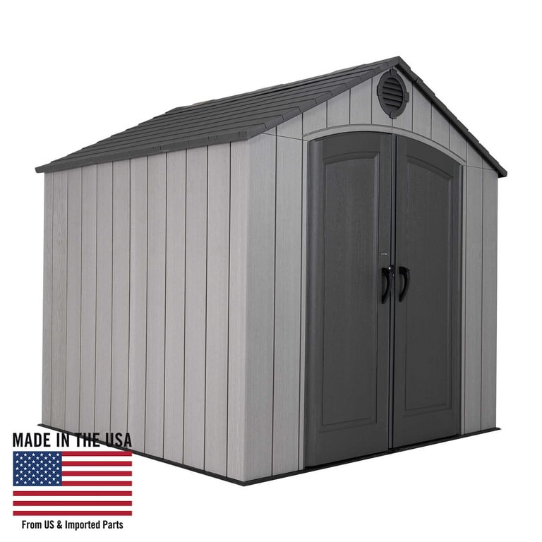Lifetime 8x7.5ft Outdoor Utility Garden Storage Shed 52.9 sq.ft