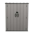thumbnail image 1 of Lifetime Polyethylene Storage Shed, 53 cubic feet, Vertical, Gray (60300U), 1 of 15