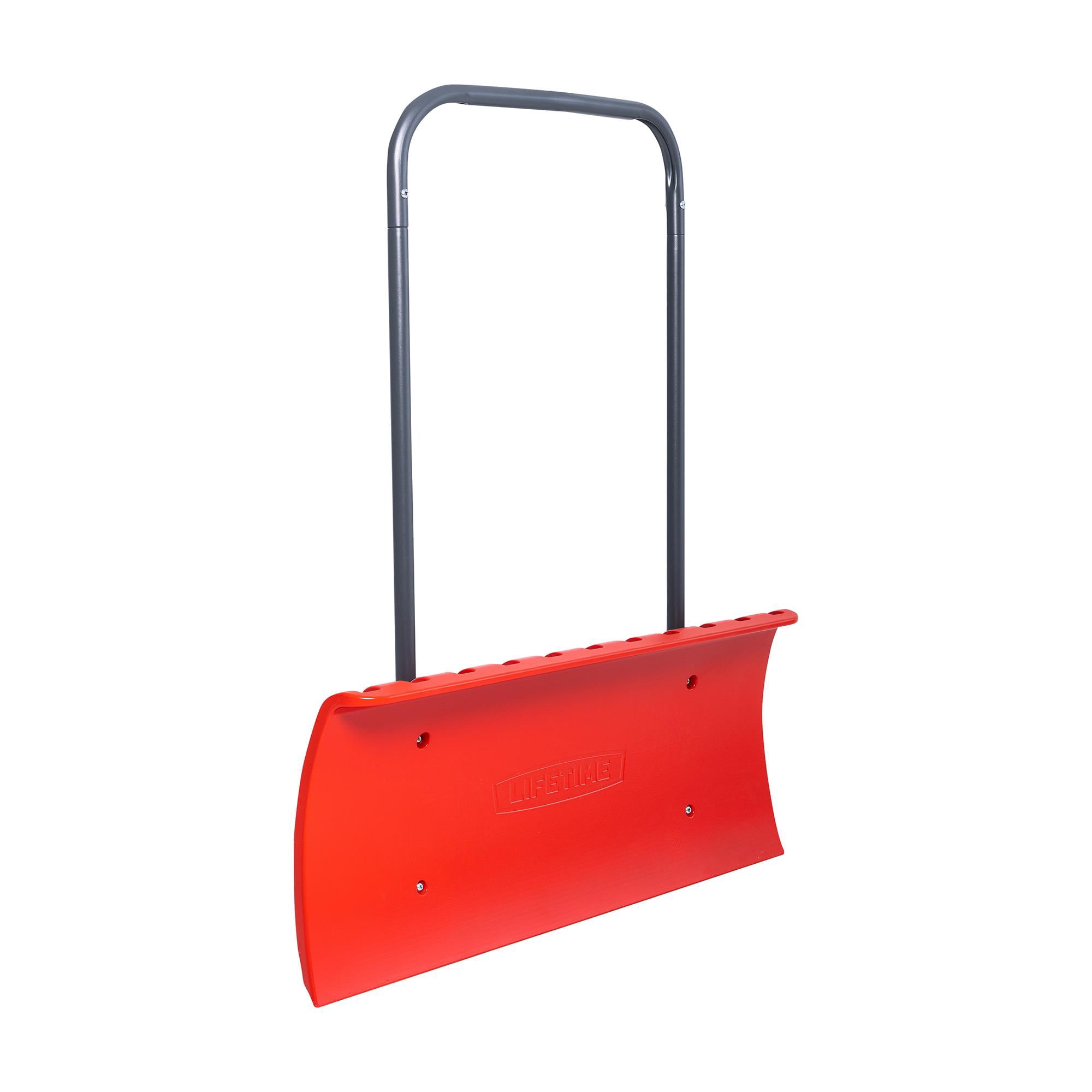 Lifetime Products 42 inch Wide Snow Pusher, Red (60530)