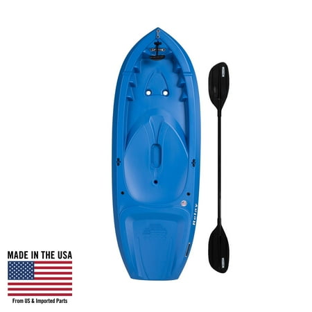Lifetime Relay 5 ft 5 in Sit-On-Top Youth Kayak with Paddle, Blue (91322)