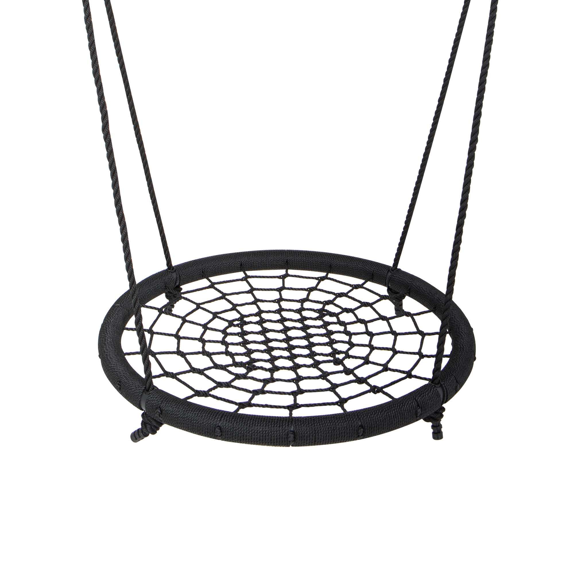 Lifetime Rope Spider Saucer Swing for Swing Sets in Black Lifetime Rope Spider Saucer Swing for Swing Sets in Black