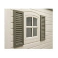 thumbnail image 1 of Lifetime Shed Accessory, 2 Decorative Brown Shutters for Shed (0111), 1 of 5