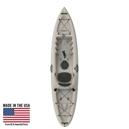 Lifetime Stealth Angler 11 ft Sit-on-Top Fishing Kayak, Sandstone (90514)