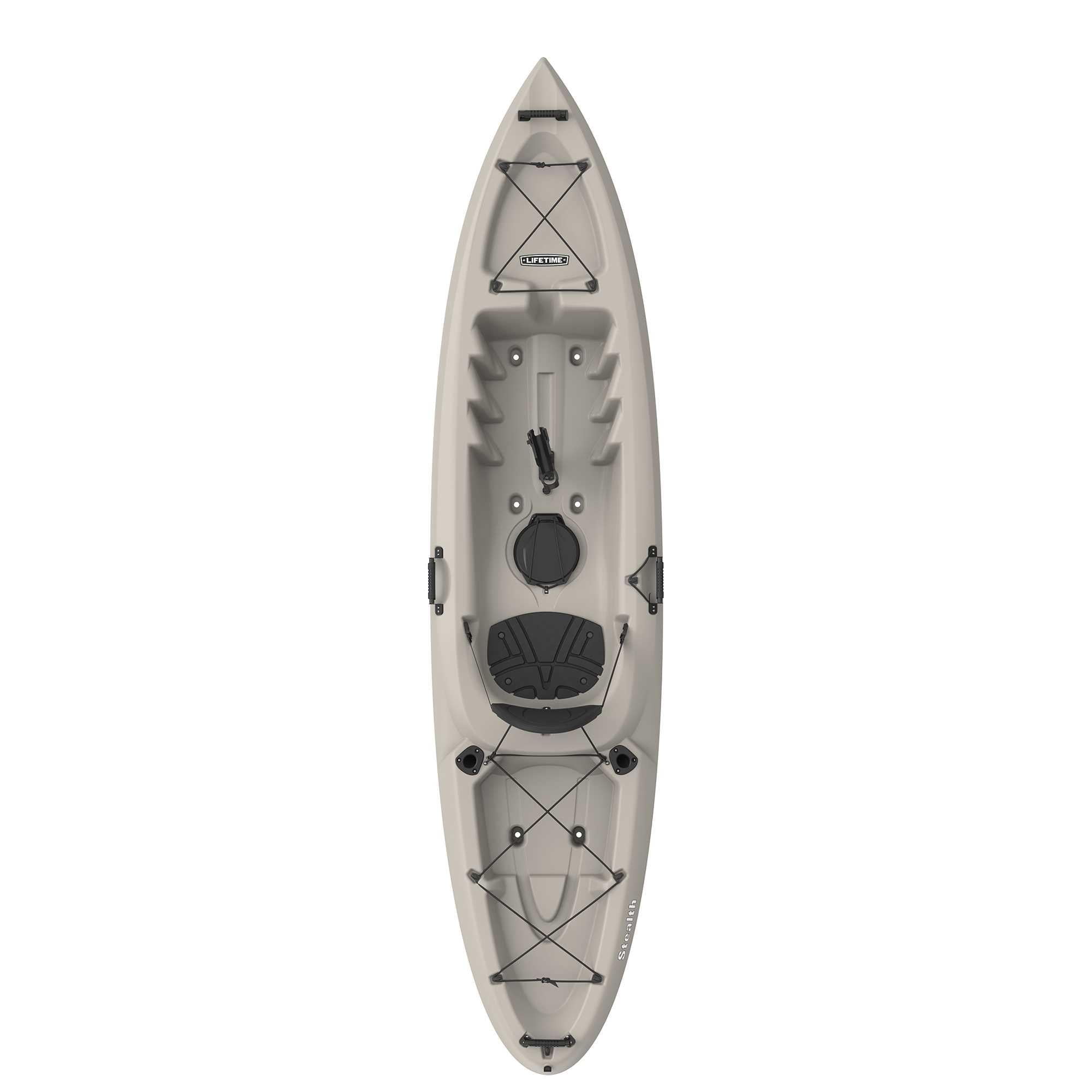Lifetime Stealth Angler 11 ft Sit-on-Top Fishing Kayak, Sandstone (90514) - image 1 of 10