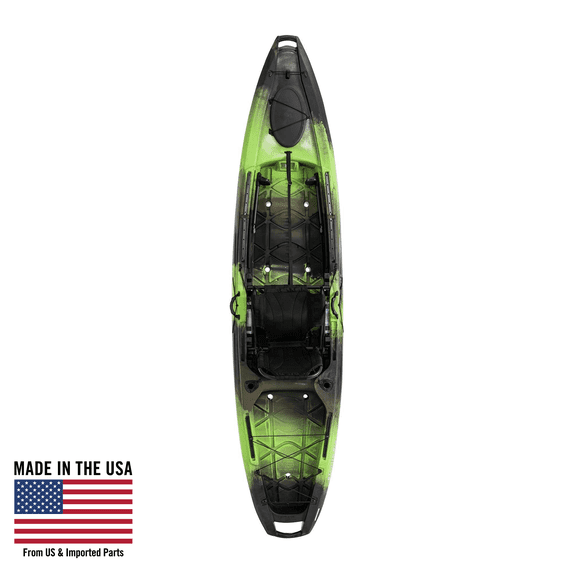 Lifetime Stealth Pro-Comfort Angler 11 ft 8 in Sit-On-Top Fishing Kayak, Gator Camo (90693)