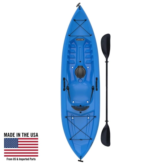 Lifetime Tamarack 10 ft Sit-On-Top Kayak with Paddle, Dragonfly Blue (91129)