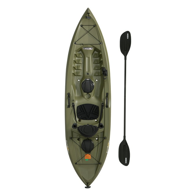 Lifetime Tamarack Angler 10 ft Fishing Kayak, Olive Green (90818)