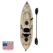 Lifetime Tamarack Angler 10 ft Sit-On-Top Fishing Kayak with Paddle, Tan 90508