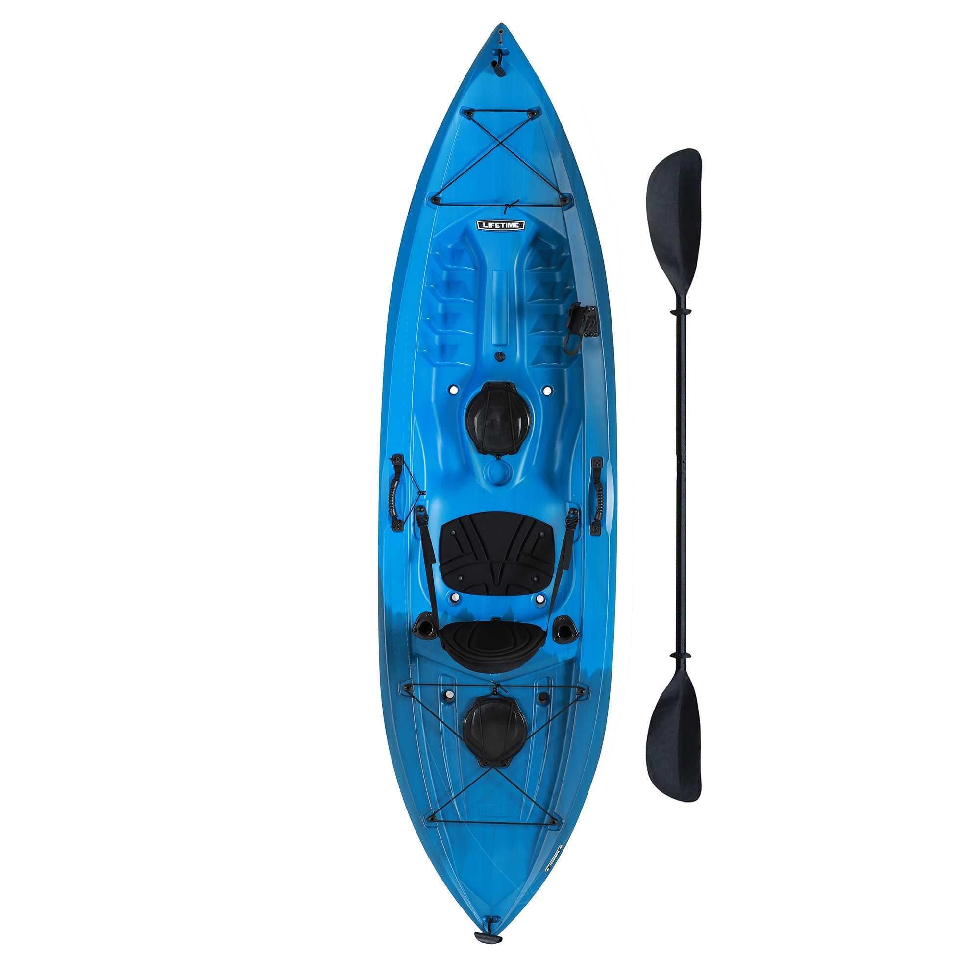 Mejores ofertas e historial de precios de Lifetime Tamarack Angler 12 ft  Fishing Kayak, Volcano Fusion w/Yellow (91340) en