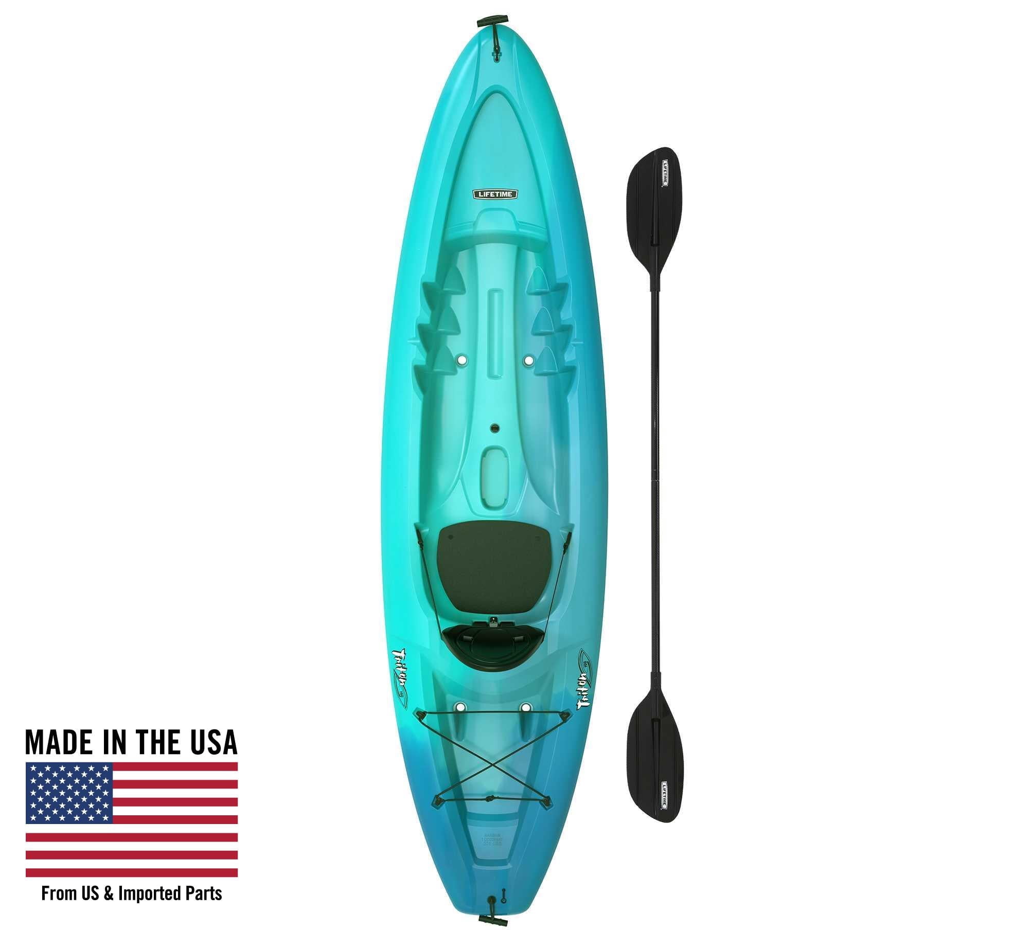 Lifetime Triton 10 ft Sit-On-Top Kayak with Paddle, Bahama Fusion (90892)