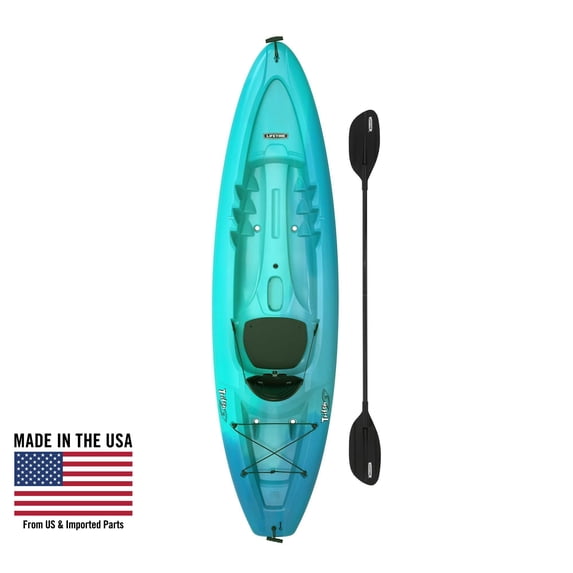 Lifetime Triton 10 ft Sit-On-Top Kayak with Paddle, Bahama Fusion (90892)
