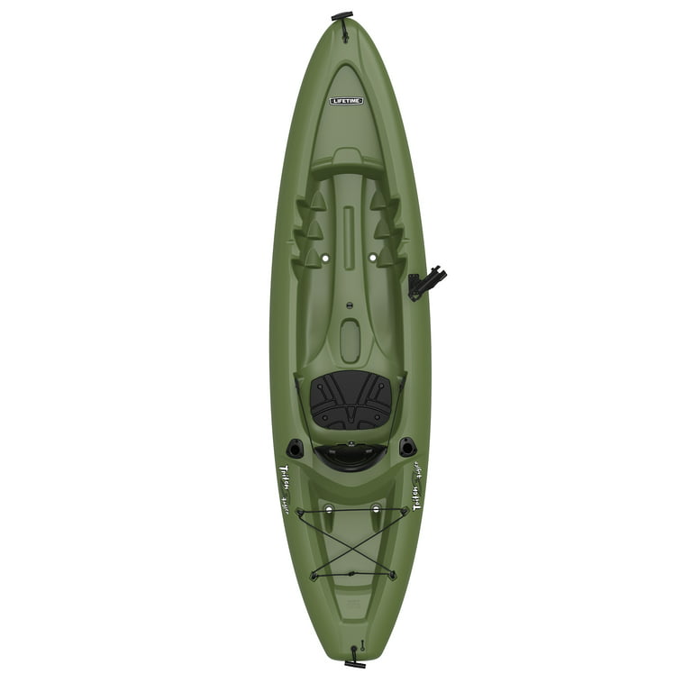 Lifetime Triton Angler 10 ft Sit-on-Top Fishing Kayak, Olive Green