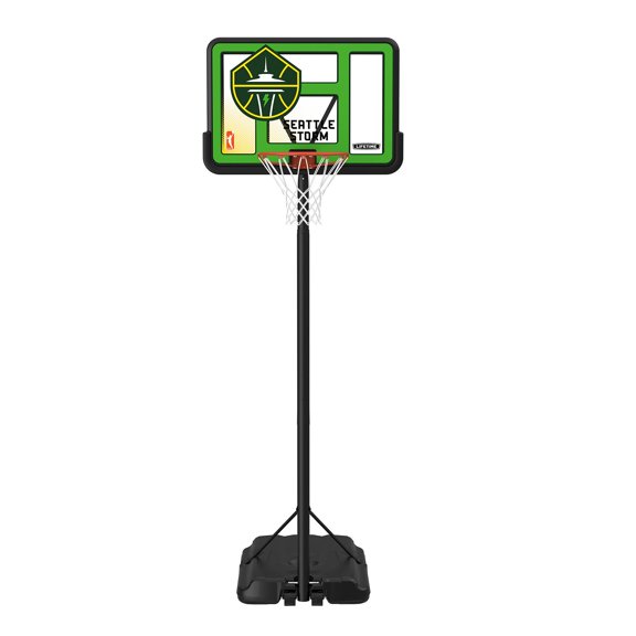 Lifetime WNBA Seattle Storm 44" Portable Basketball Hoop with Wheels - 7.5 to 10 Ft Adjustable Height