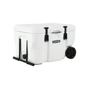 Lifetime Wasatch Series 55 Qt. Hard Sided Cooler with Wheels, Arctic White