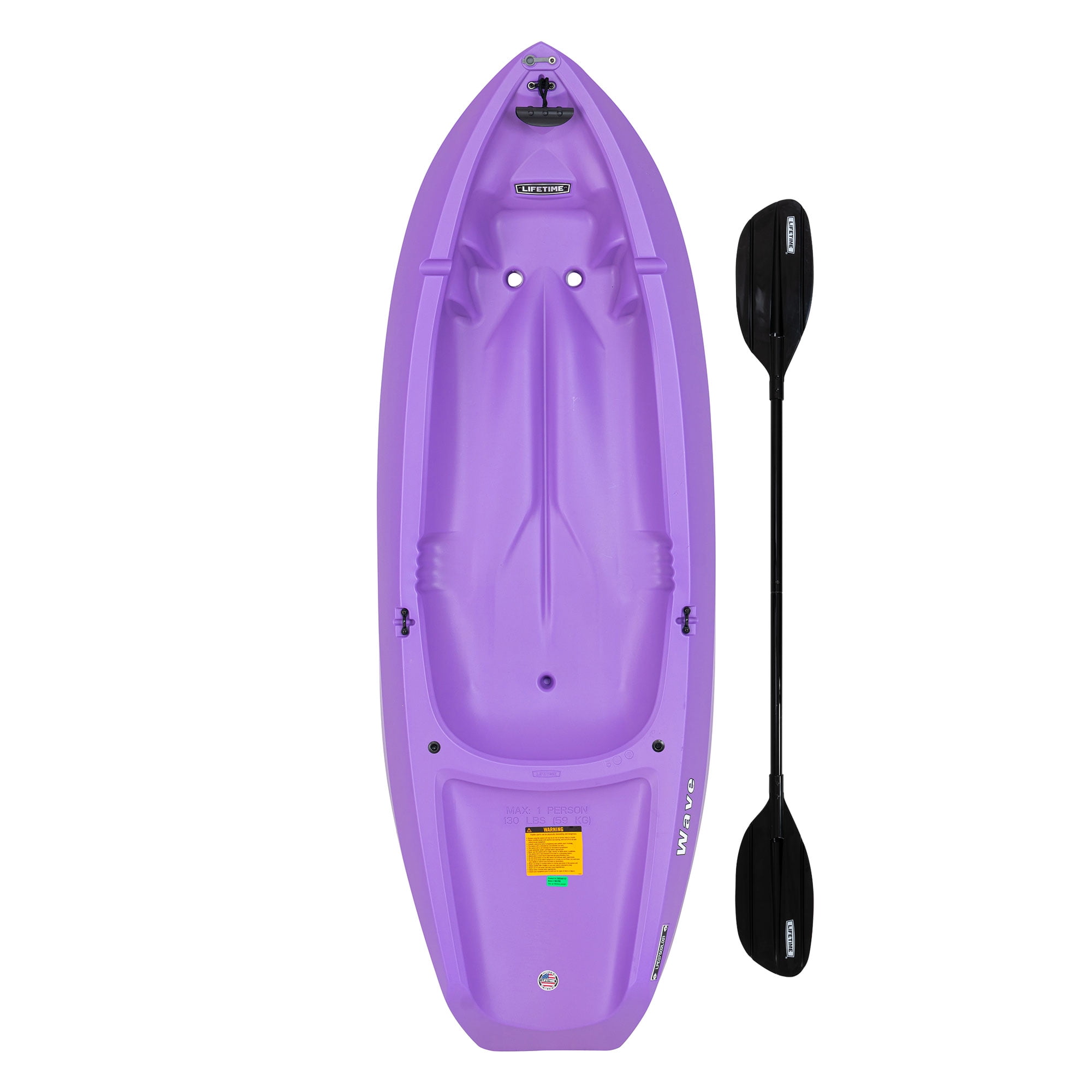 Lifetime Wave 6 ft Youth Kayak, Lavender (91121)