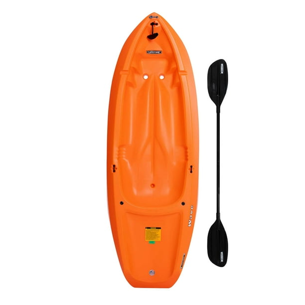 Lifetime Wave 6 ft Youth Kayak, Orange (90154)