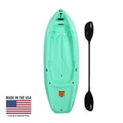 Lifetime Wave 6 ft Youth Sit-On-Top Kayak with Paddle, Seafoam Green (91237)