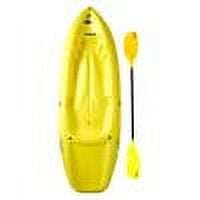 Lifetime Wave Lightweight 6' Youth Kayak with Paddle, Yellow, 18 lbs