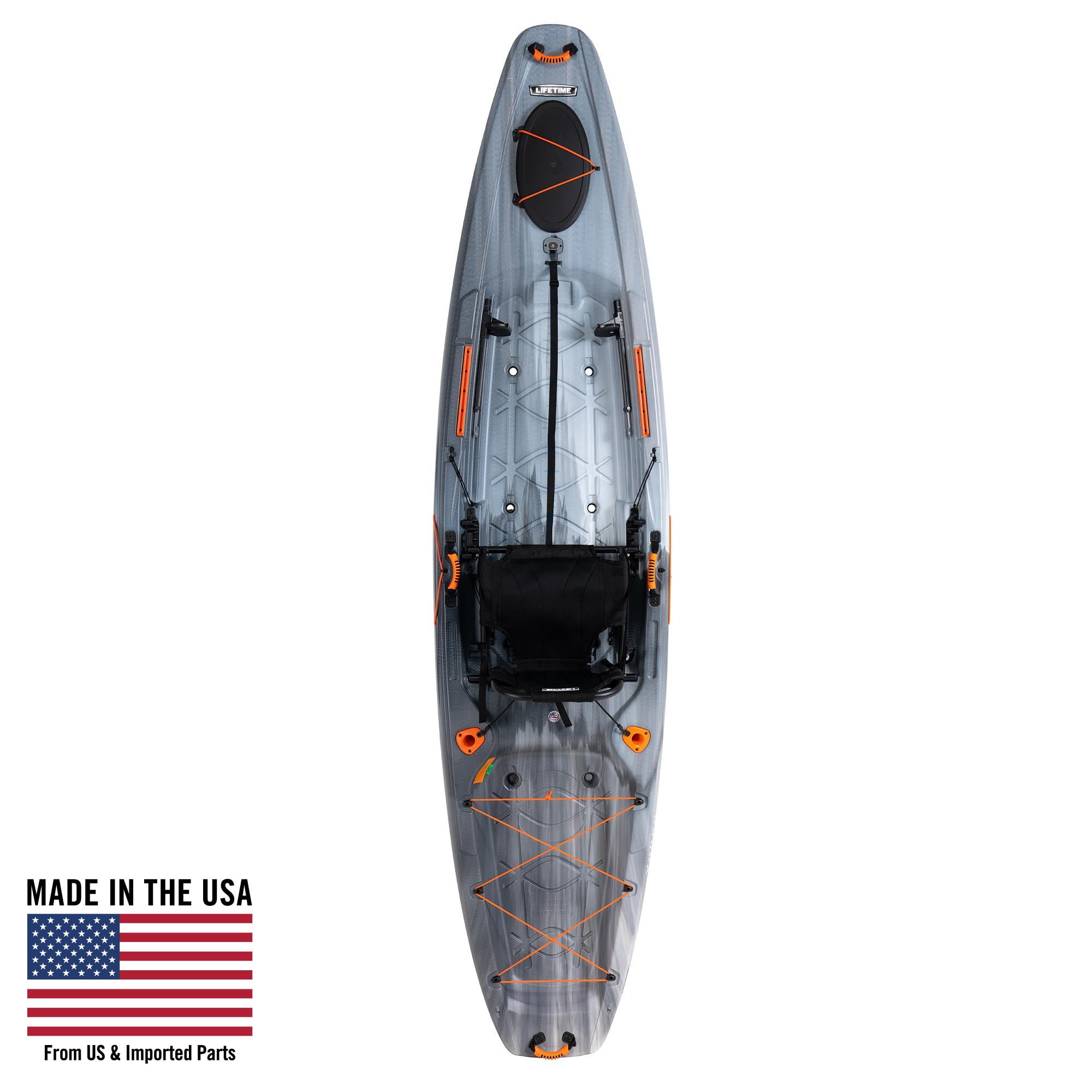 Lifetime Yukon Angler 116 Fishing Kayak, Eclipse Fusion (91274)