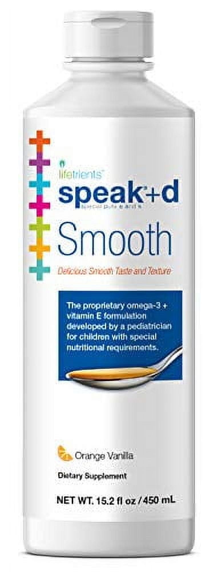 Lifetrients SpeakD Smooth Orange Vanilla Pediatrician Formulated 15.2 oz