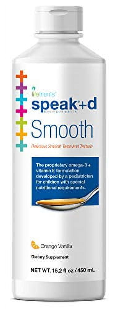 Lifetrients &ndash; Speak+D Smooth &ndash; Orange Vanilla &ndash; 15.2 oz &ndash; Pediatrician Formulate
